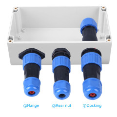 SD16/2p/3p/4p Aviation IP68 Mount Wire Male Female Cable Connector