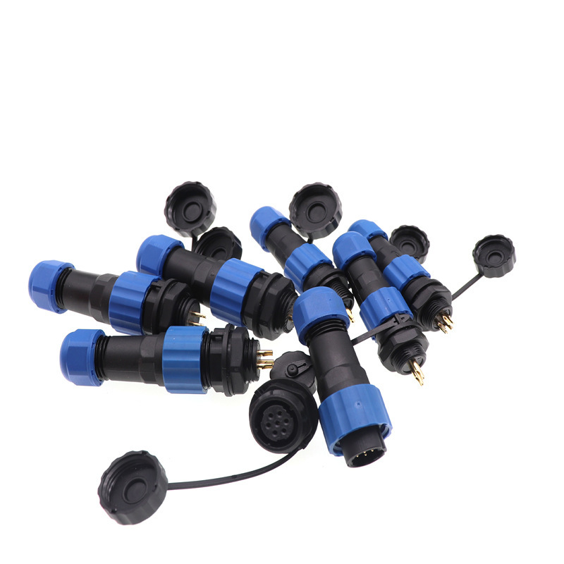 SD16/2p/3p/4p Aviation IP68 Mount Wire Male Female Cable Connector