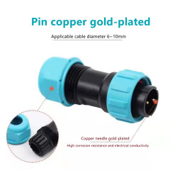 SP1710/P2 SP1711/S2 Green SP17 IP68 waterproof electrical wire connector