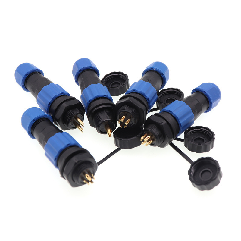 SD16/2p/3p/4p Aviation IP68 Mount Wire Male Female Cable Connector