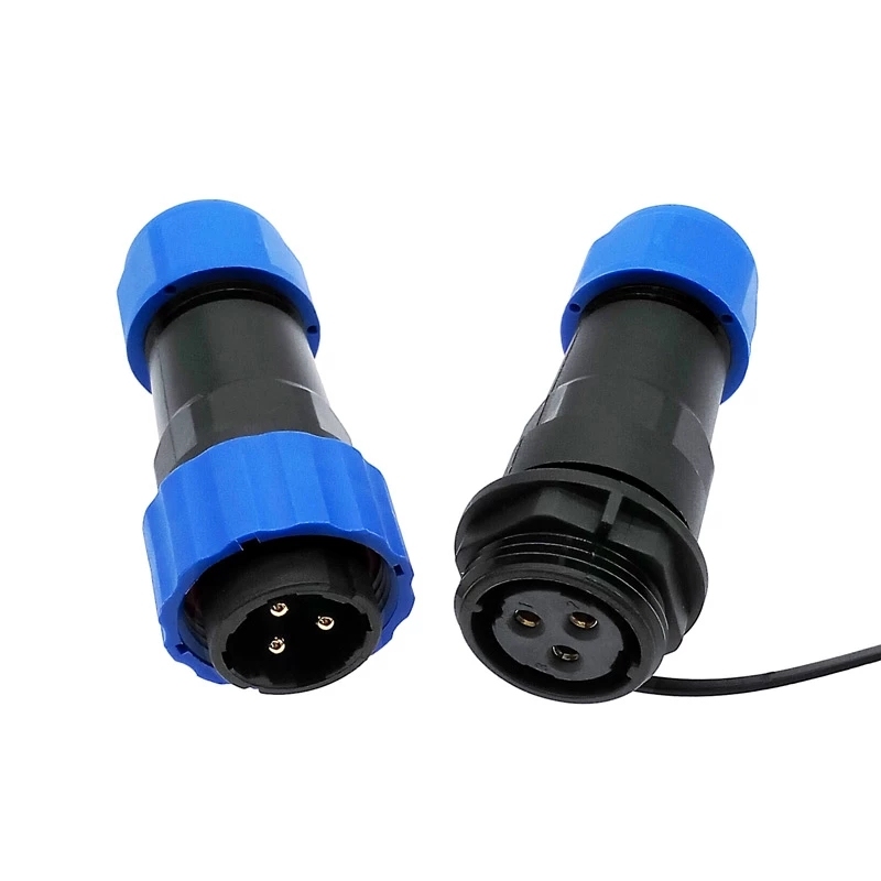 SD20-2 docking Led 2-12 Pins plug Female Male Aviation Butt Joint Connector