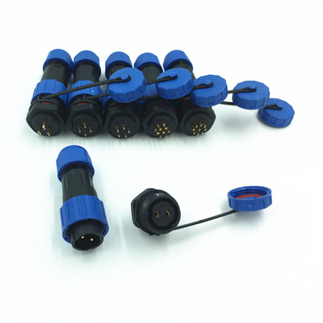 SP/SD16 5 6 7 9 pin Push Waterproof Circular Wire Connector