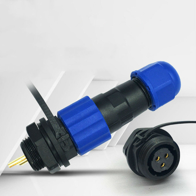 SP/SD16 5 6 7 9 pin Push Waterproof Circular Wire Connector