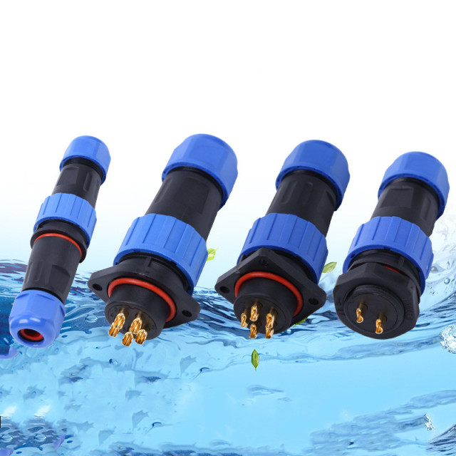 SD20-2 docking Led 2-12 Pins plug Female Male Aviation Butt Joint Connector