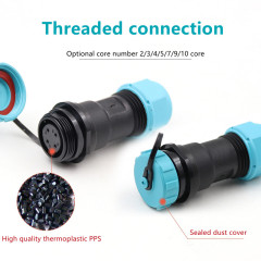 SP1710/P2 SP1711/S2 Green SP17 IP68 waterproof electrical wire connector
