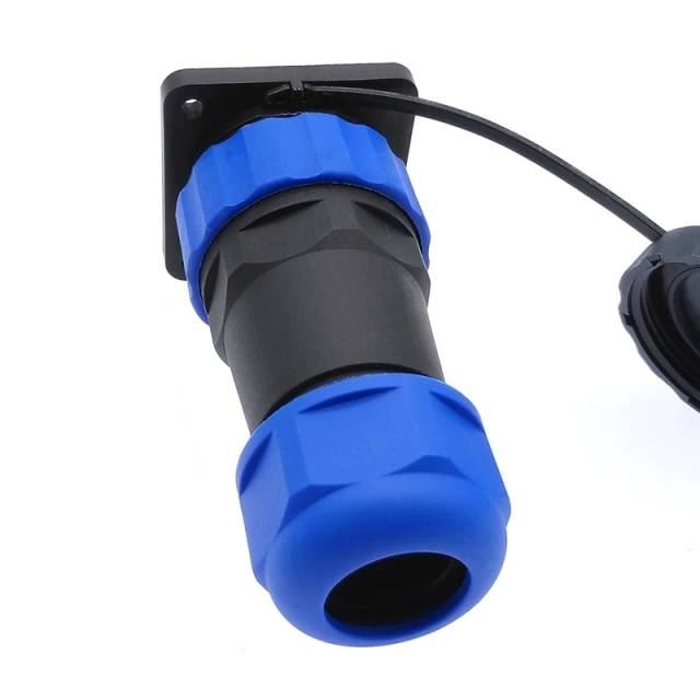 SD28 flanges butt plugs socket solder screw connector male and female industrial socket and plug