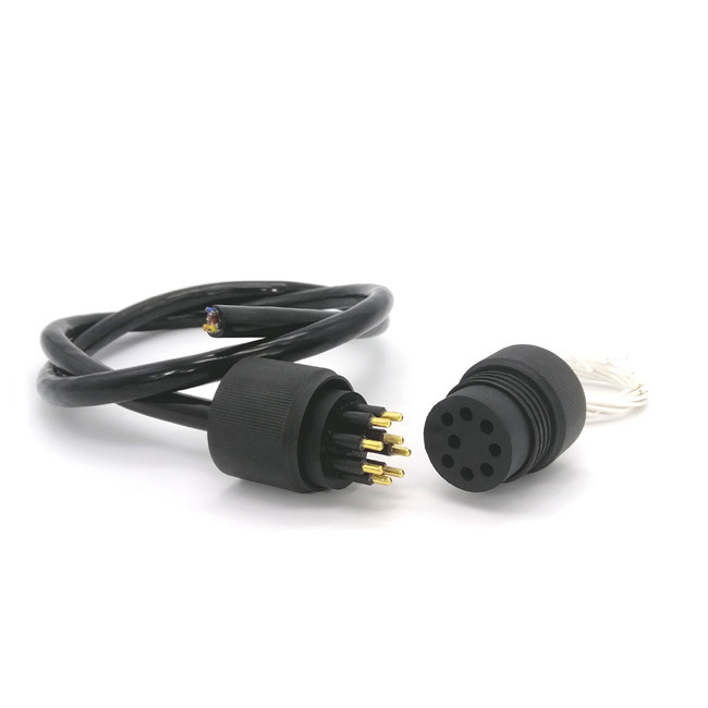 IP68 IL8M BH8F 8Pin Standard circular impulse underwater connector