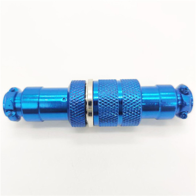 Shiny Red DIY Color-Coated Detachable  Series aviation connector gx16 connector datasheet