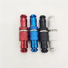 Shiny Red DIY Color-Coated Detachable  Series aviation connector gx16 connector datasheet