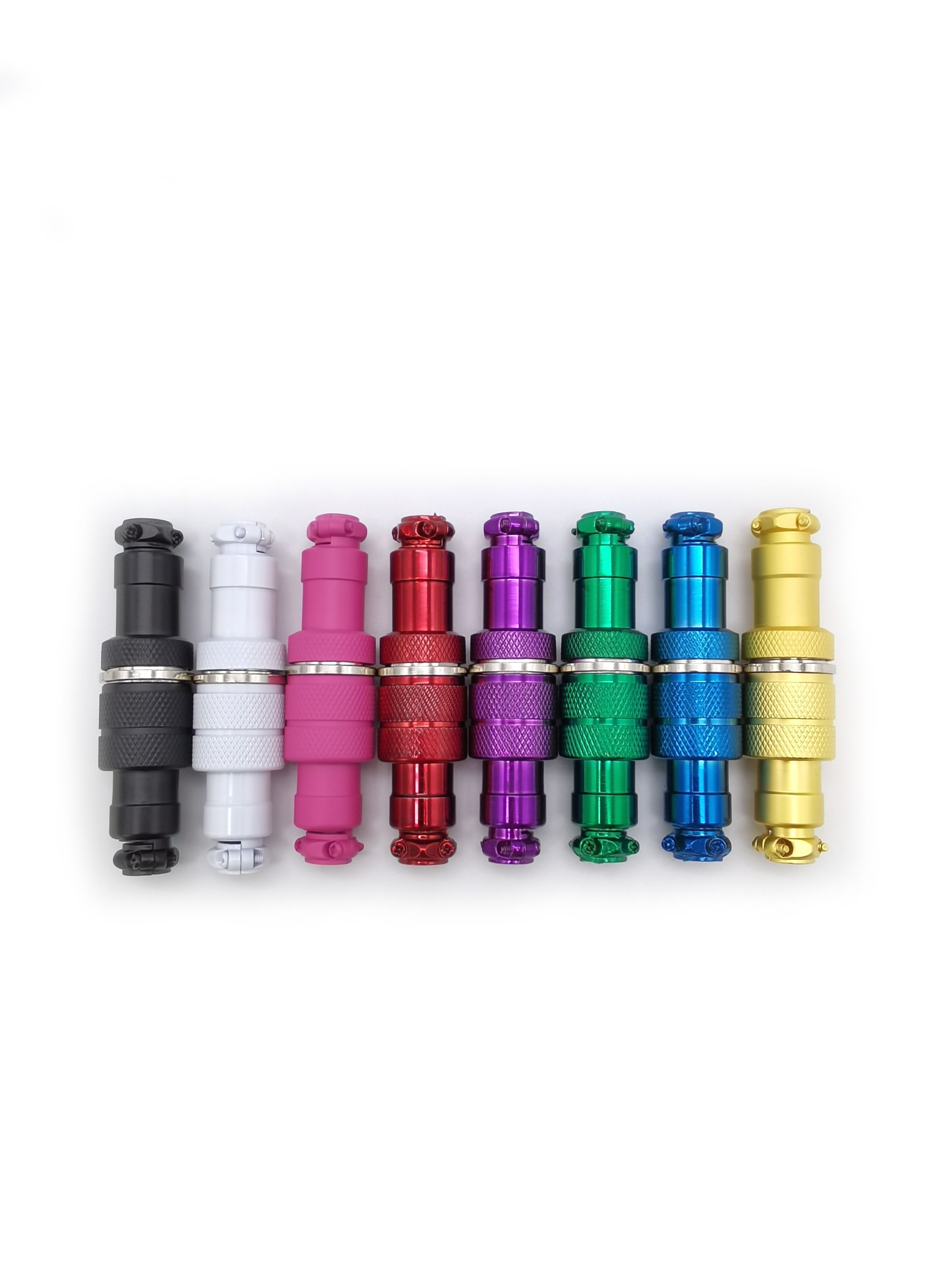 Shiny Red DIY Color-Coated Detachable  Series aviation connector gx16 connector datasheet