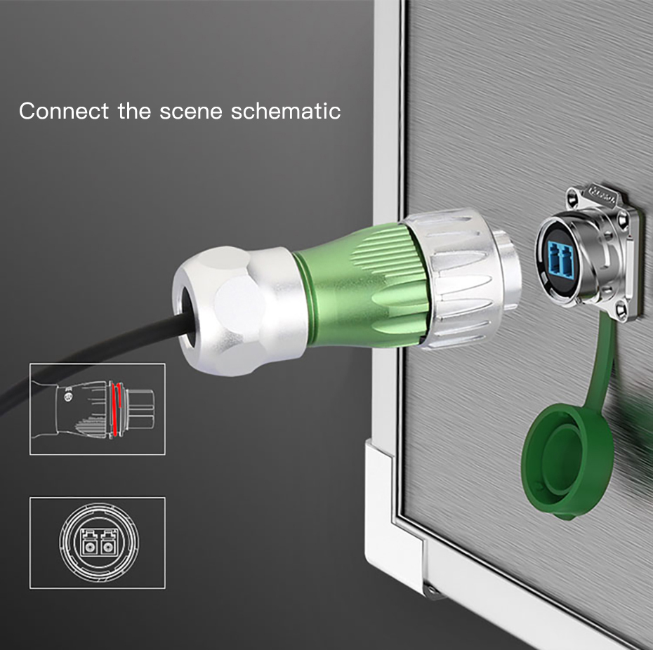 IP67 Waterproof Fiber Optic Connector
