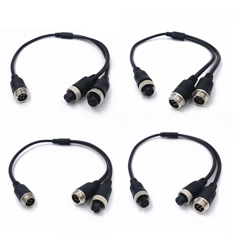 Pvc Pur Overmold Male Female M12 Cable Electrical Connector
