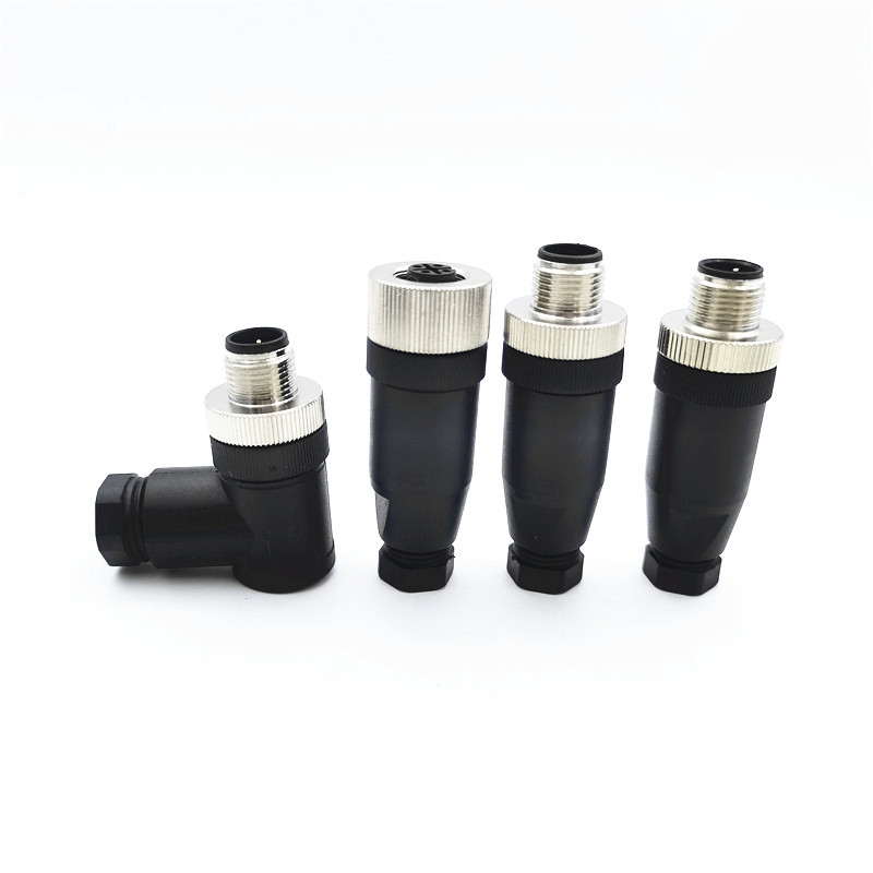M12 Waterproof Sensor 4 5 8 Pins Connector