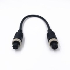 Pvc Pur Overmold Male Female M12 Cable Electrical Connector