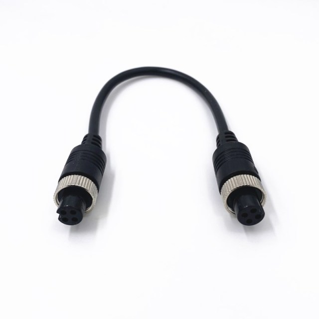 Pvc Pur Overmold Male Female M12 Cable Electrical Connector