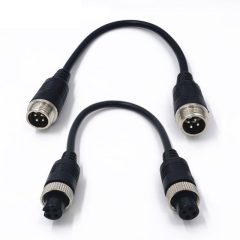 Pvc Pur Overmold Male Female M12 Cable Electrical Connector