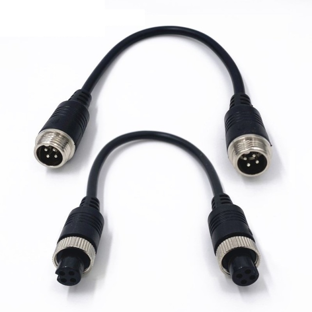 Pvc Pur Overmold Male Female M12 Cable Electrical Connector