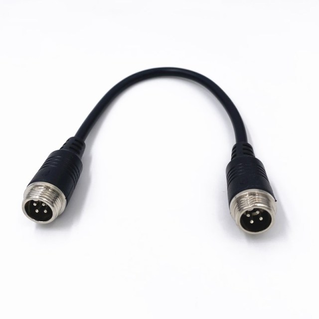 Pvc Pur Overmold Male Female M12 Cable Electrical Connector