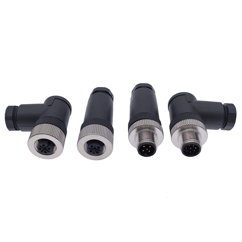 M12 Waterproof Sensor 4 5 8 Pins Connector