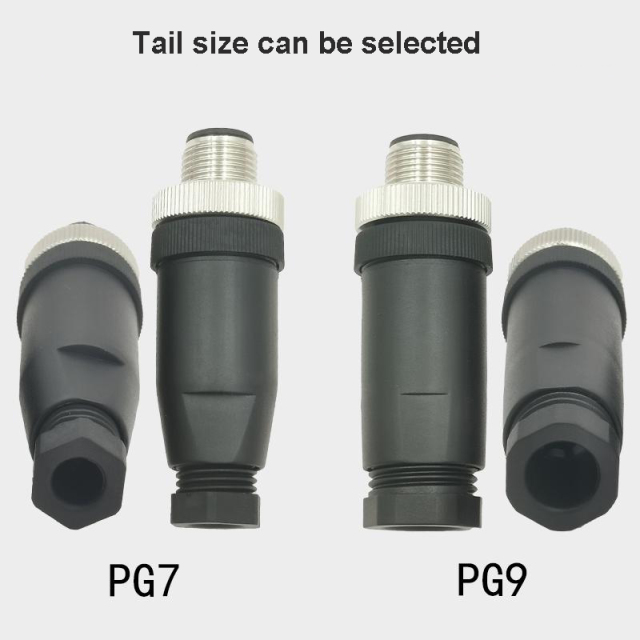 M12 Round Connector pg7/pg9 type