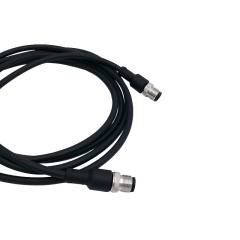 M12 Cable 4 5 8 Pin straight angle Connectors