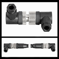 M12 5 Pin Connector Male & Female Straight Angle