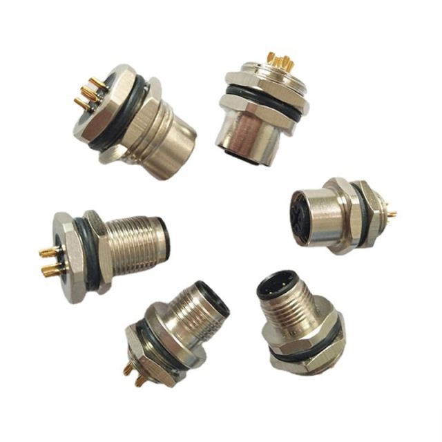 M12 Connector PCB Mount