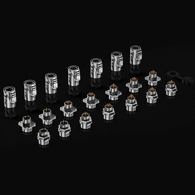 Cnlinko LP-12 Plug Sockets Metal Power Bayonet Connector