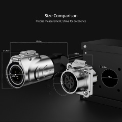 Cnlinko LP-12 Plug Sockets Metal Power Bayonet Connector