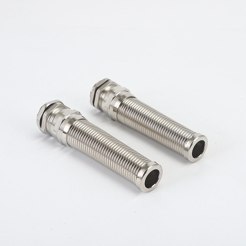 IP68 Waterproof Seal Metal Power Spiral Brass Cable Gland