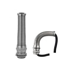 Spiral Cable Gland Nickel Plated Brass