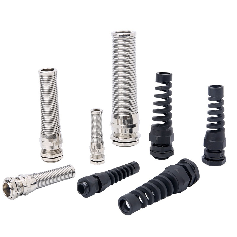 Spiral Cable Gland With Strain Relief
