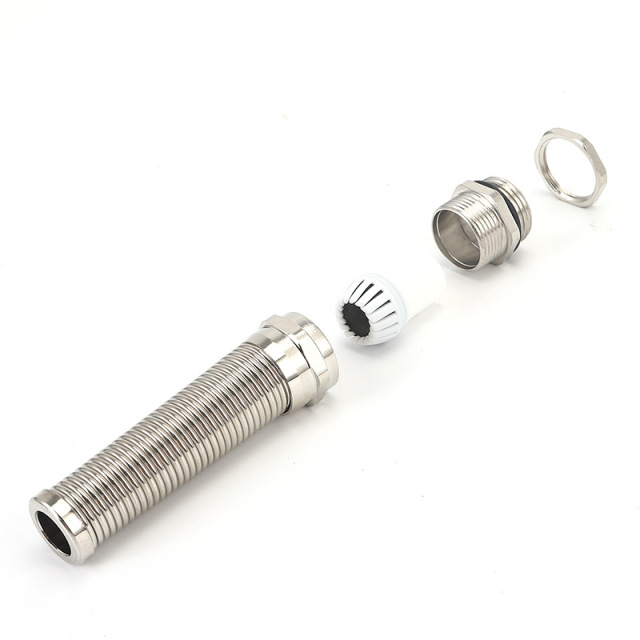 IP68 Waterproof Seal Metal Power Spiral Brass Cable Gland