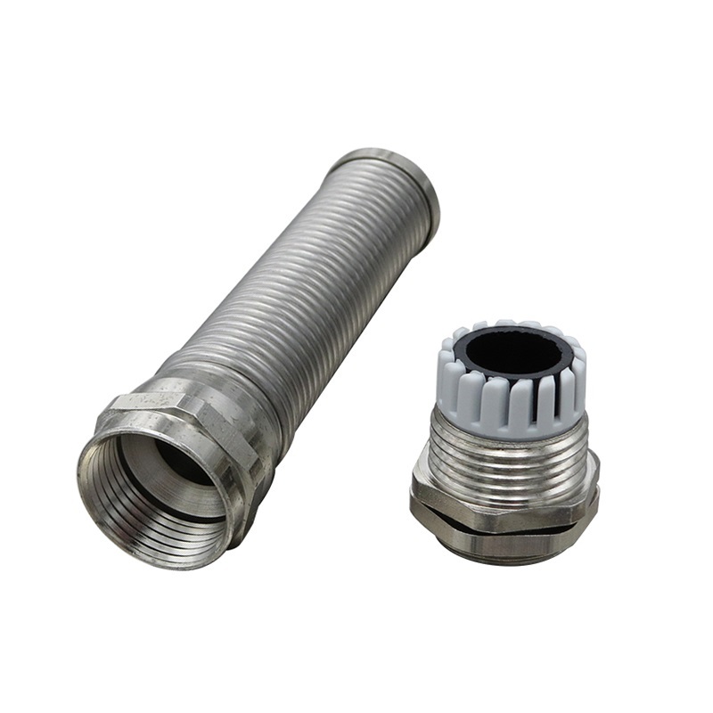 Spiral Cable Gland With Strain Relief