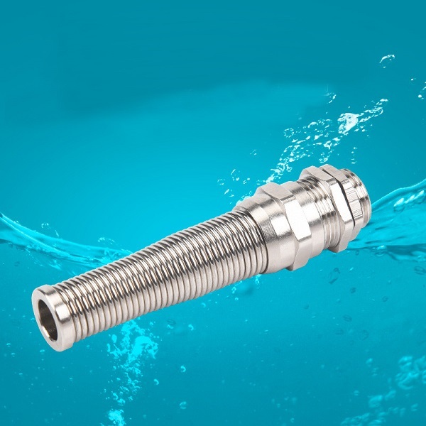 Spiral Cable Gland Brass Nickel Plated