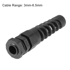 Cable Gland With Spiral Flex Protector