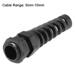 Cable Gland With Spiral Flex Protector