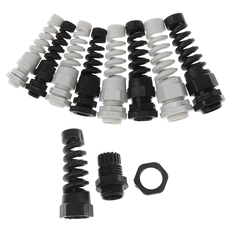Cable Gland With Spiral Flex Protector