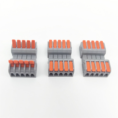 Spring Type Plug-in 5 Pin lever wire connectors 5 IN 5 out