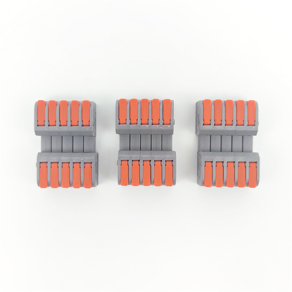 Spring Type Plug-in 5 Pin lever wire connectors 5 IN 5 out