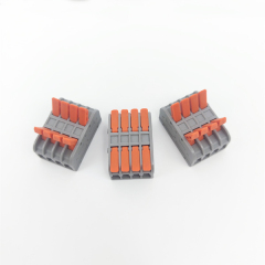 32A 4 Way electrical stud brass plastic push in micro Terminal Block