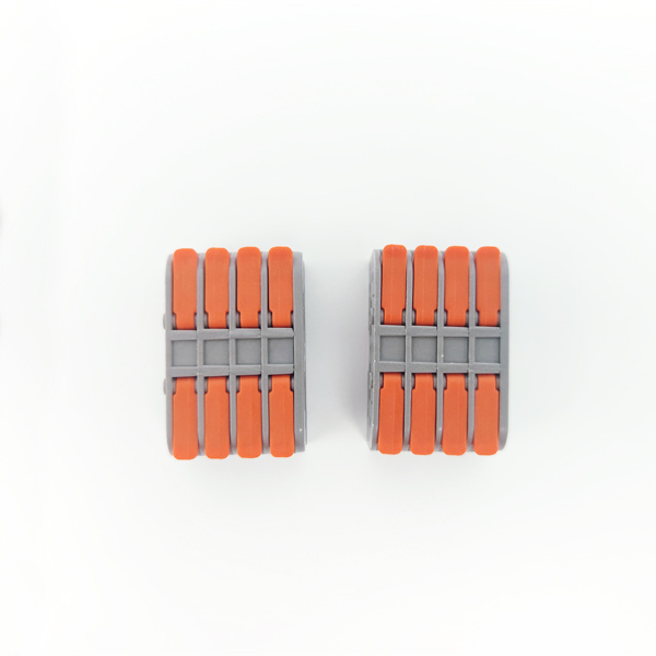 32A 4 Way electrical stud brass plastic push in micro Terminal Block
