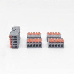 Spring Type Plug-in 5 Pin lever wire connectors 5 IN 5 out