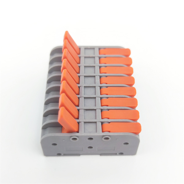 Mini Electrical Wire Butt Terminal Block Connectors (8 in 8 Out)
