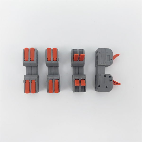 2 Pin inline splice lever nut electrical Terminal Block Connector