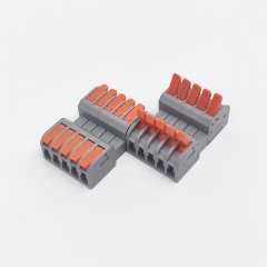 Spring Type Plug-in 5 Pin lever wire connectors 5 IN 5 out