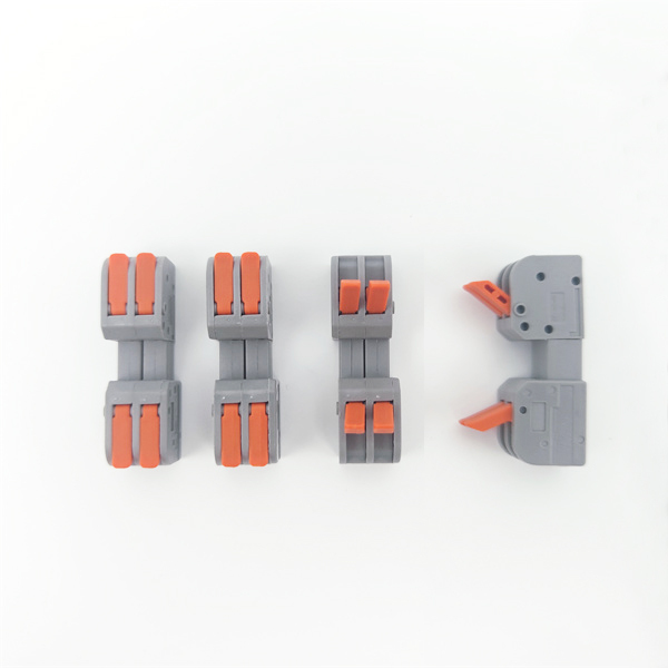 2 Pin inline splice lever nut electrical Terminal Block Connector
