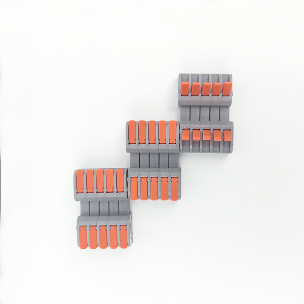 Spring Type Plug-in 5 Pin lever wire connectors 5 IN 5 out