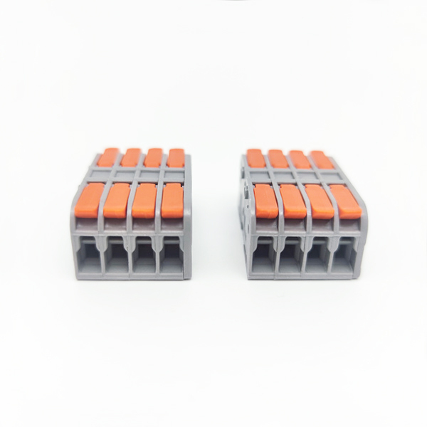 32A 4 Way electrical stud brass plastic push in micro Terminal Block