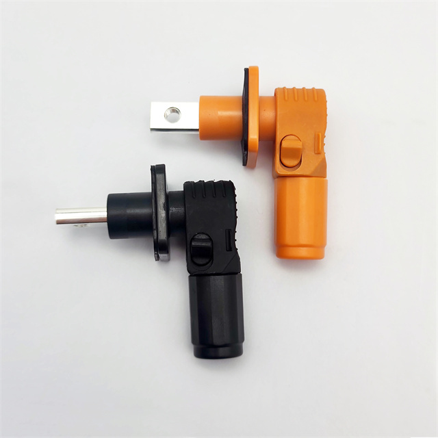 High Current Energy Storage Straight Angle PlugConnector